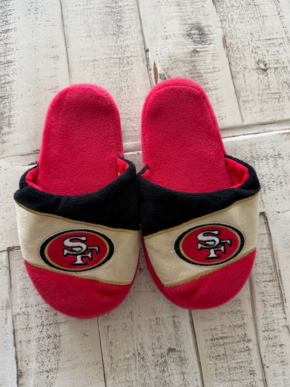San Francisco Forty Niners 49ers Slide On Slippers